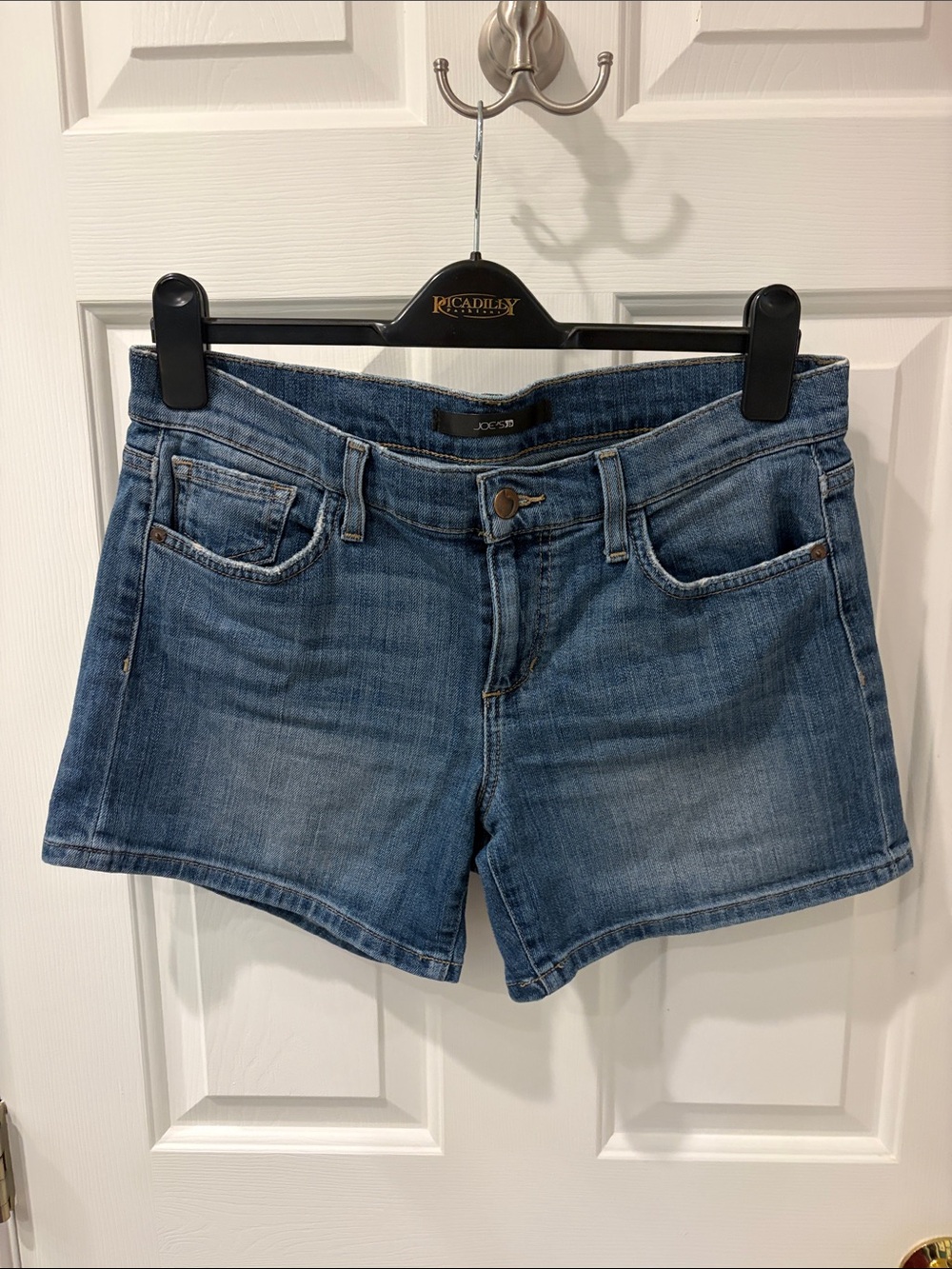 Joe's Jeans Women's Blue Denim Short Shorts